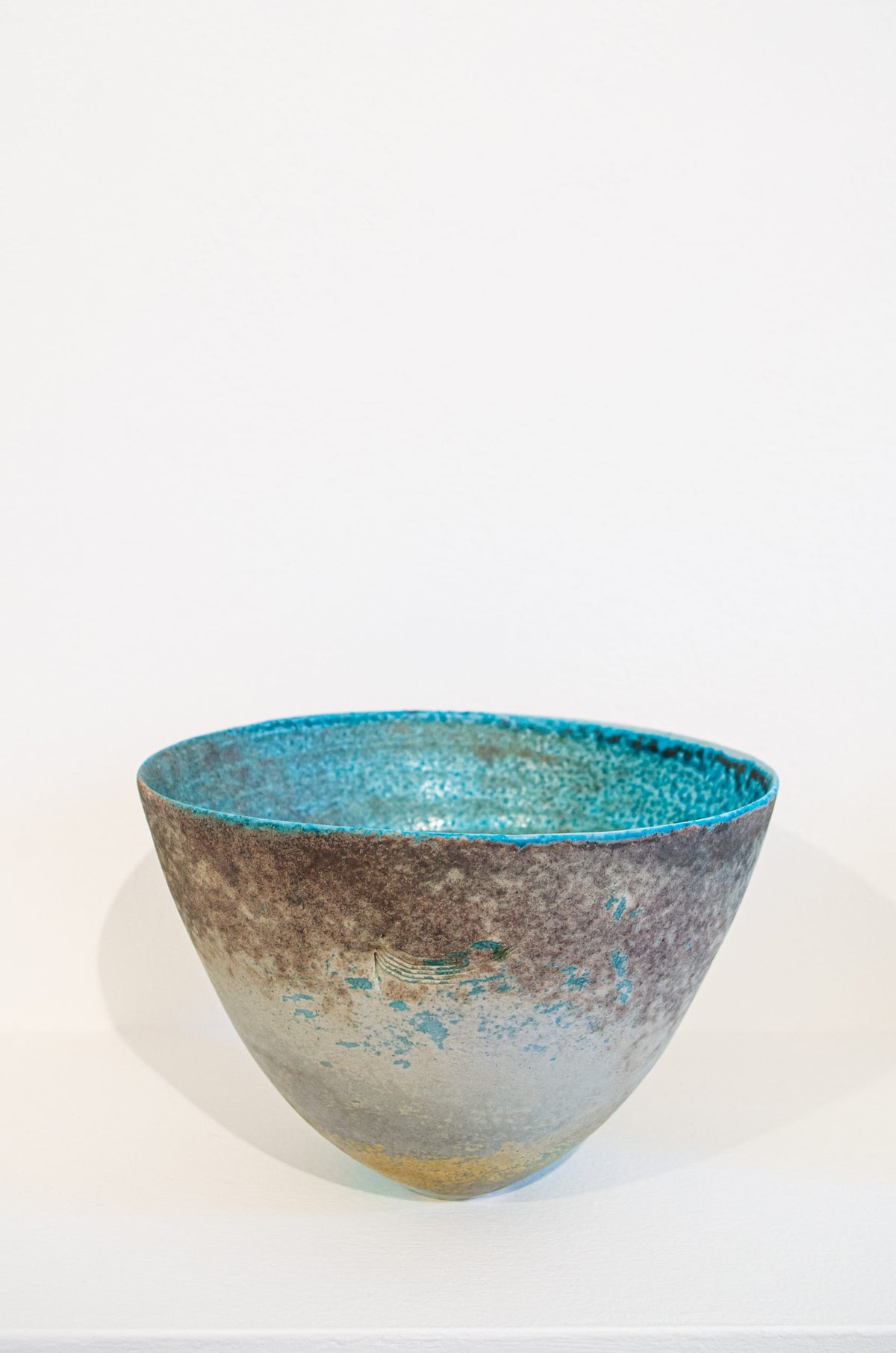 Jack Doherty Ceramics: Conical Vessel (carved Interior)