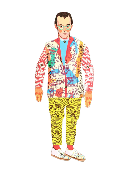 Cut and Make Puppet Wini Tapp - Keith Haring