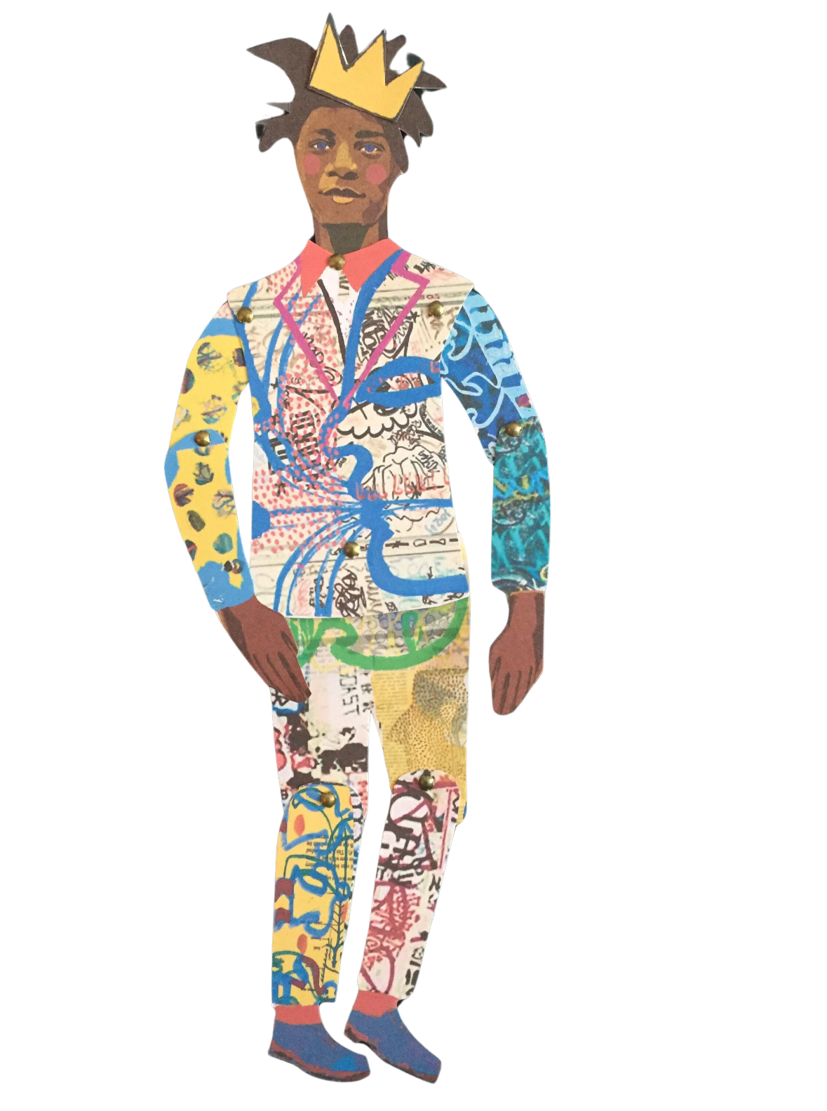 Cut and Make Puppet Wini Tapp - Jean Michel Basquiat