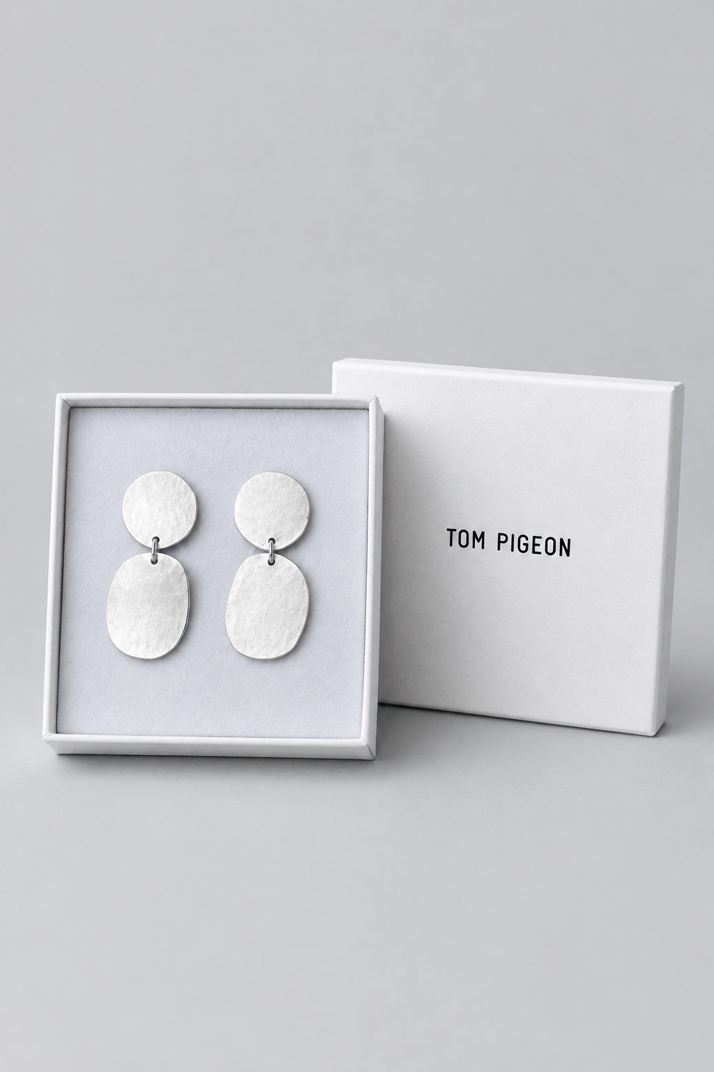 Tom Pigeon Cobble Earrings Earrings - Aluminium
