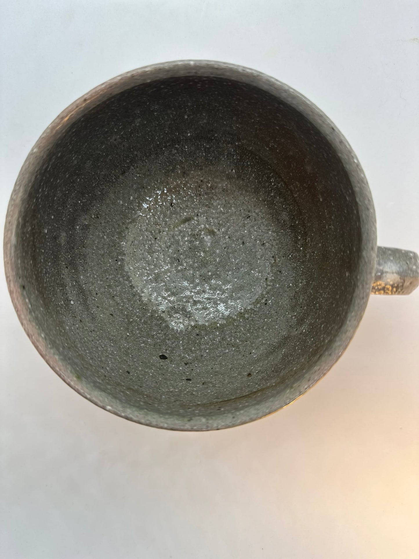 Jack Doherty Ceramics: Grey / Bronze Bowl Mug