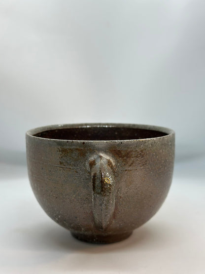 Jack Doherty Ceramics: Grey / Bronze Bowl Mug