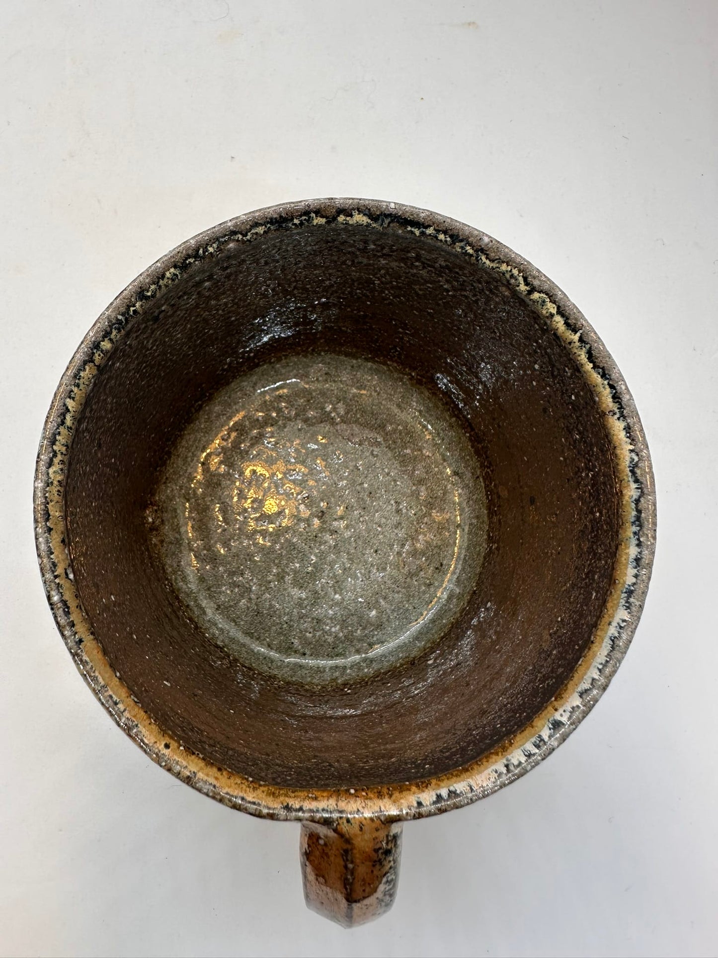 Jack Doherty Ceramics: Grey / Bronze Bowl Mug
