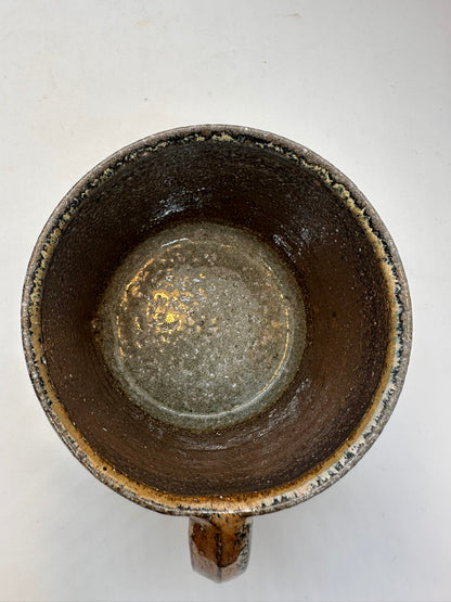 Jack Doherty Ceramics: Grey / Bronze Bowl Mug