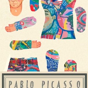 Cut and Make Puppet Wini Tapp - Pablo Picasso Puppet